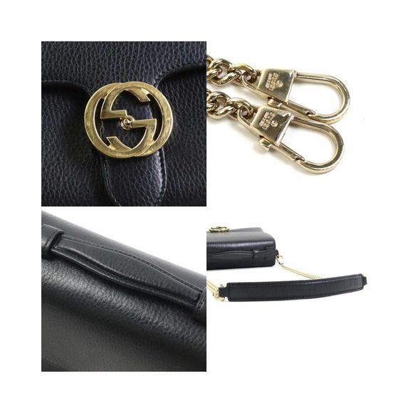Gucci Versatile  Interlocking Leather Handbag - Picture 4 of 5